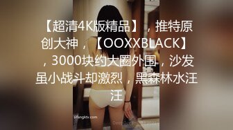 【超清4K版精品】，推特原创大神，【OOXXBLACK】，3000块约大圈外围，沙发虽小战斗却激烈，黑森林水汪汪