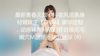 最新青春无敌！抖音风苗条身材嫩妹子【OVO】豪华定制，动感裸舞特写掰开自摸无毛嫩穴M腿黑丝站立放尿 (4)